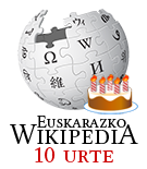 wikipedia 10 urte euskaraz